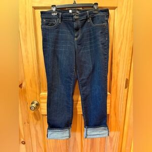 KUT from the Kloth Catherine Mid Rise Boyfriend Jeans, style RN#58539 women’s 12